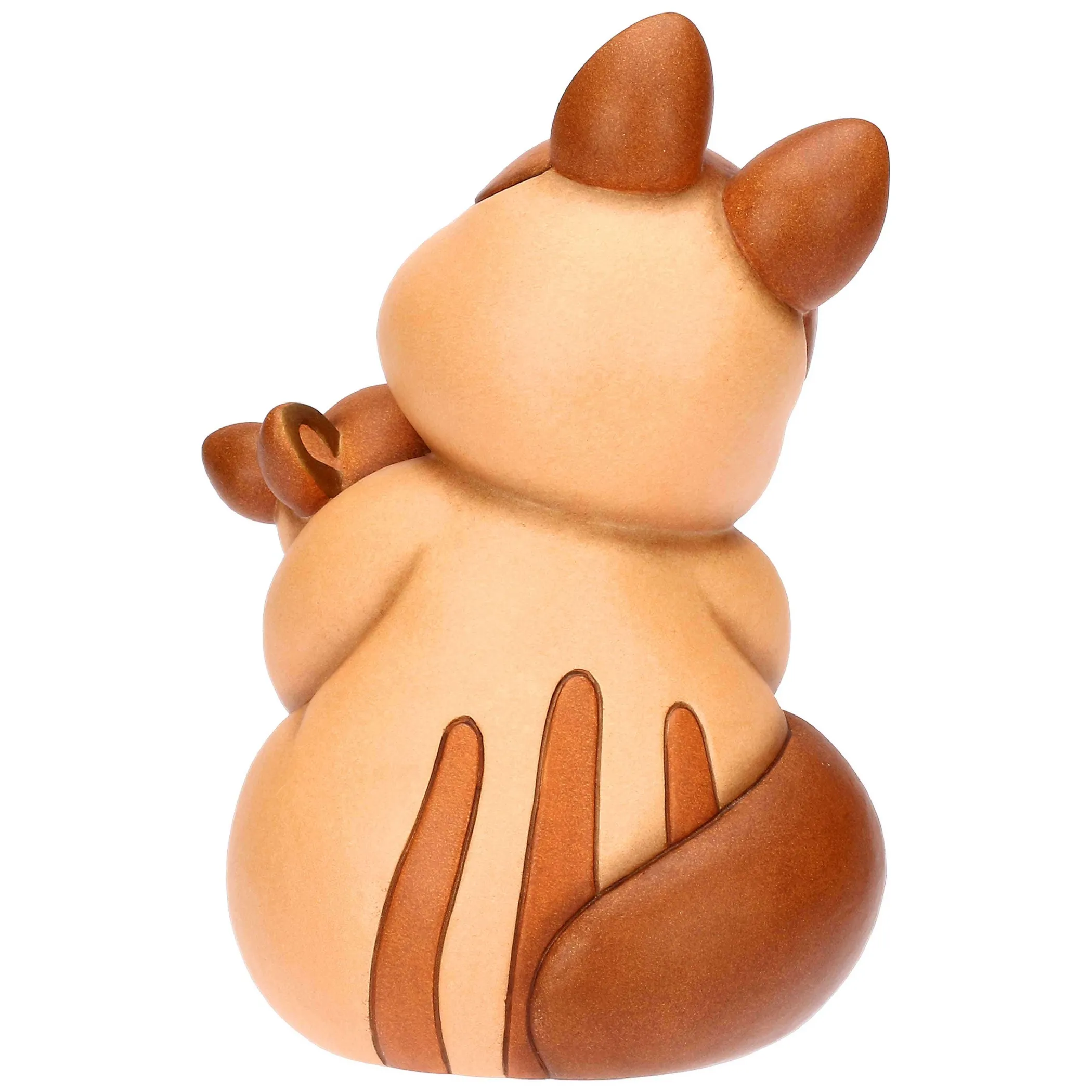 THUN Scoiattolo Diva con cucciolo in ceramica* Animali E Mini Animali|Figure