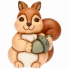 THUN Scoiattolo Diva con ghianda in ceramica, media* Animali E Mini Animali|Figure