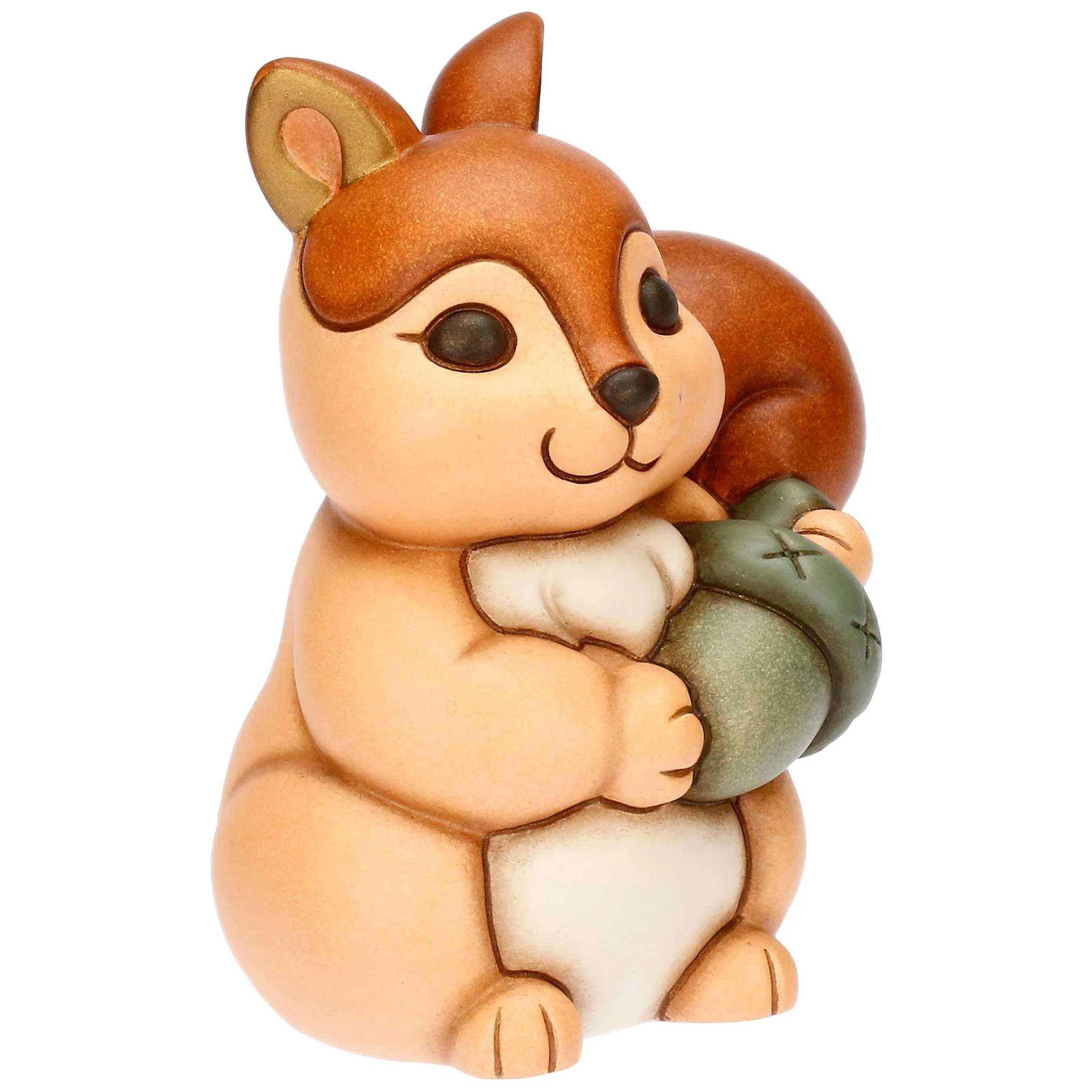 THUN Scoiattolo Diva con ghianda in ceramica, media* Animali E Mini Animali|Figure