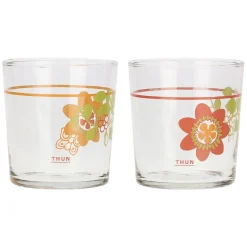 THUN Set 2 bicchieri acqua Fiori e Fantasia* Bicchieri E Caraffe