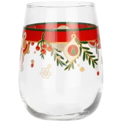 THUN Set 6 bicchieri acqua in vetro Sorprese di Natale* Bicchieri E Caraffe|Accessori Natalizi Per La Tavola