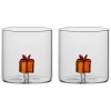 THUN Set 2 bicchieri con regalo Sorprese di Natale* Bicchieri E Caraffe
