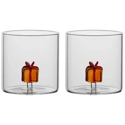 THUN Set 2 bicchieri con regalo Sorprese di Natale* Bicchieri E Caraffe