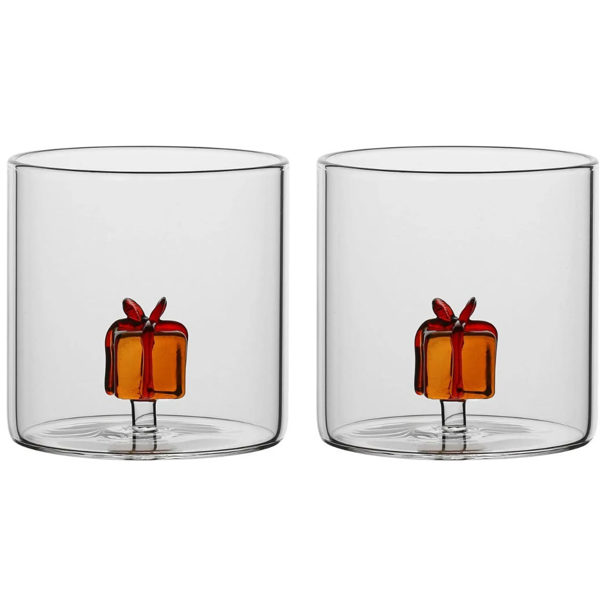THUN Set 2 bicchieri con regalo Sorprese di Natale* Bicchieri E Caraffe