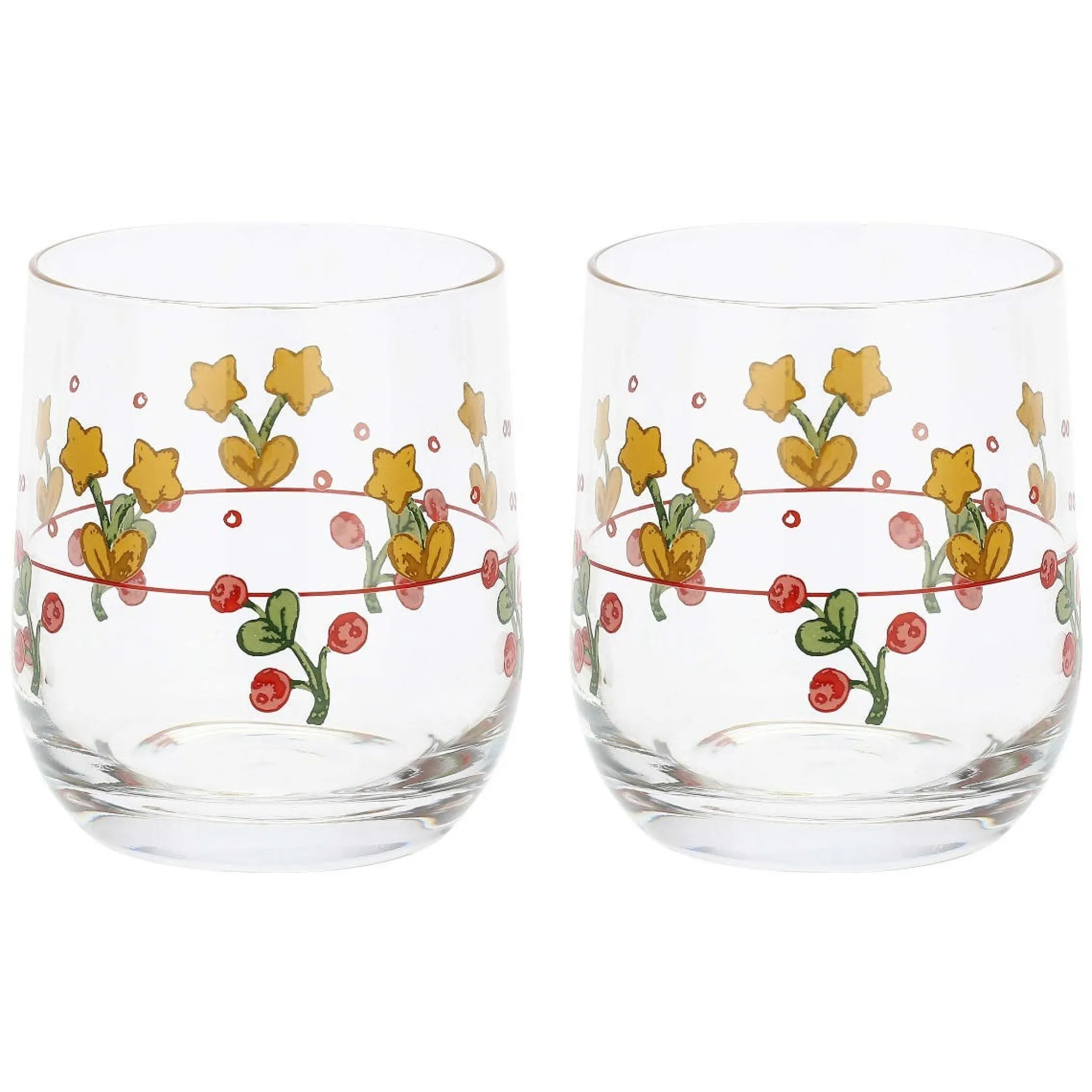 THUN Set 2 bicchieri Sweet Christmas* Bicchieri E Caraffe|Accessori Natalizi Per La Tavola