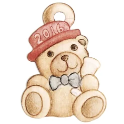 THUN Set 3 bigliettini chiudipacco Teddy* Chiudipacco