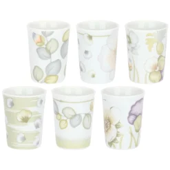 THUN Set 6 caffeini in porcellana Bloom* Set Tazzine E Tazze