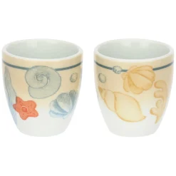 THUN Set 2 caffeini in porcellana Mare da amare* Set Tazzine E Tazze