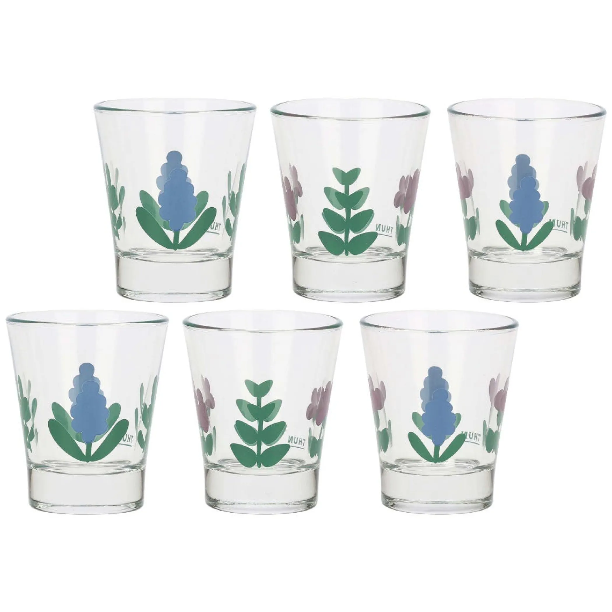 THUN Set 6 caffeini in vetro Sorprese di Pasqua* Set Tazzine E Tazze