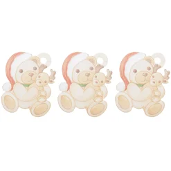 THUN Set 3 chiudipacco di carta Teddy* Chiudipacco