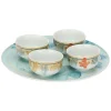 THUN Set 4 ciotoline con vassoio in porcellana Mare da amare* Altri Complementi Per La Tavola|Teglie E Insalatiere