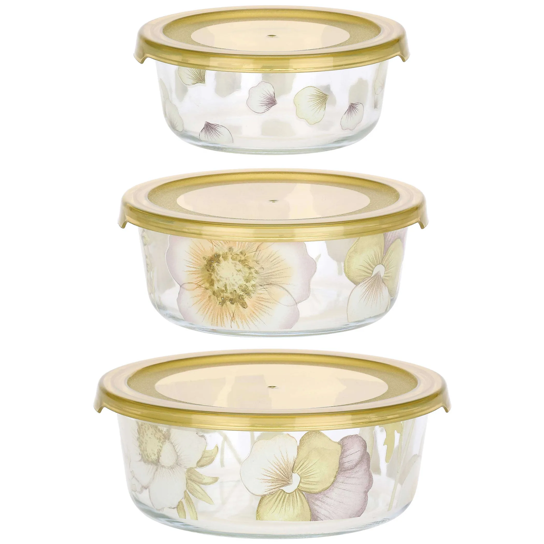 THUN Set 3 contenitori ermetici Bloom* Biscottiere E Barattoli