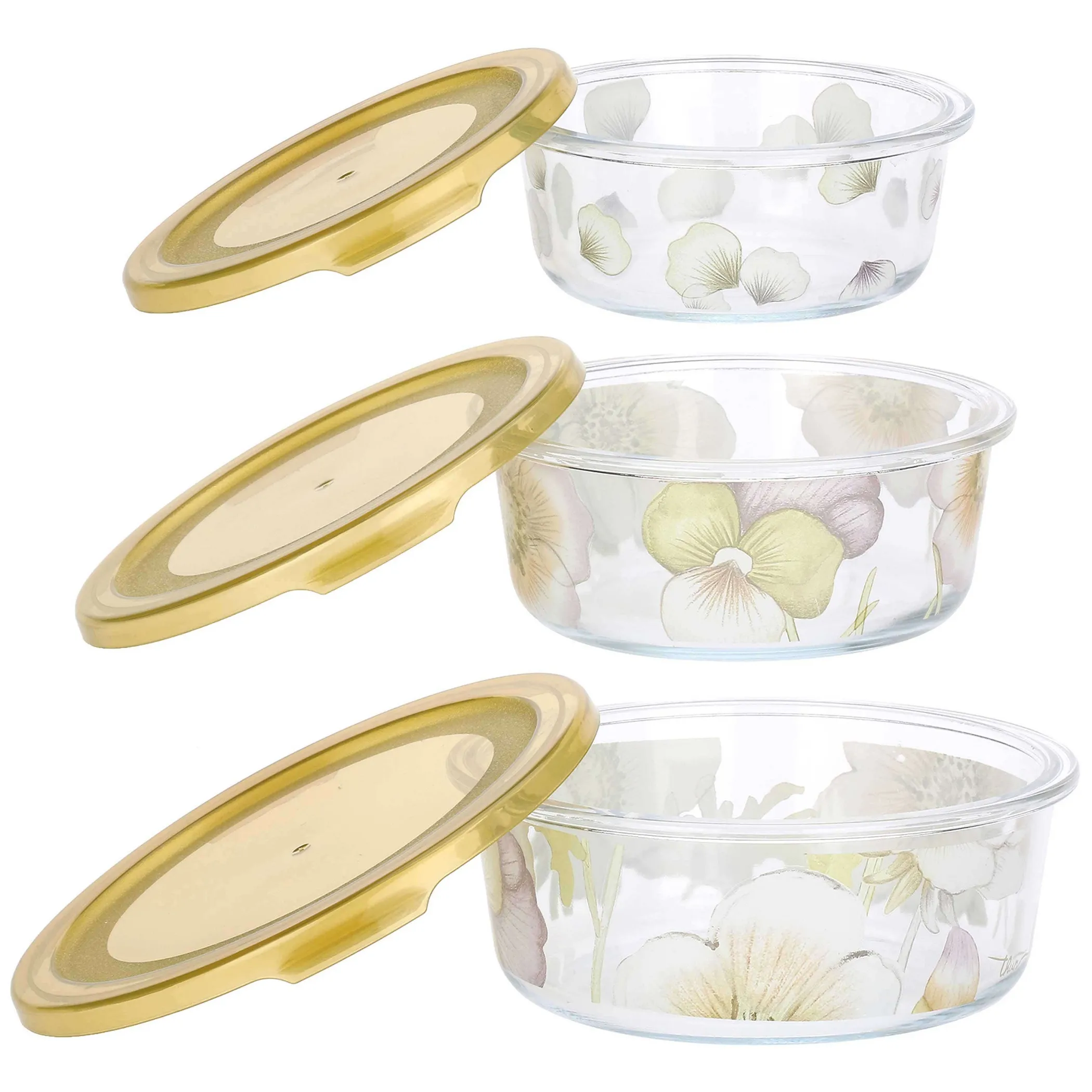 THUN Set 3 contenitori ermetici Bloom* Biscottiere E Barattoli