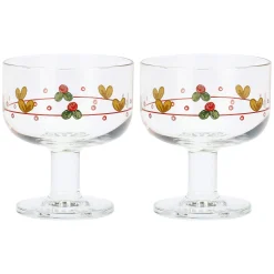 THUN Set 2 coppette in vetro Sweet Christmas* Bicchieri E Caraffe|Accessori Natalizi Per La Tavola