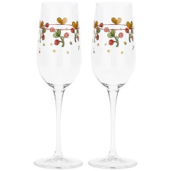 THUN Set 2 flûte Sweet Christmas* Bicchieri E Caraffe|Accessori Natalizi Per La Tavola