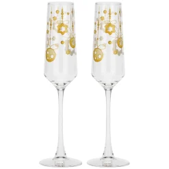 THUN Set 2 flute Sorprese di Natale* Bicchieri E Caraffe|Accessori Natalizi Per La Tavola