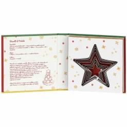 THUN Set 8 formine biscotti a forma di stella Sorprese di Natale* Regali Per Chi Ama Cucinare|Accessori Natalizi Per La Tavola
