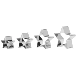 THUN Set 8 formine biscotti a forma di stella Sorprese di Natale* Regali Per Chi Ama Cucinare|Accessori Natalizi Per La Tavola