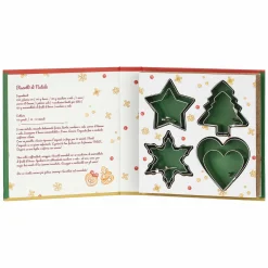 THUN Set 8 formine per biscotti a forma di albero Sorprese di Natale* Accessori Natalizi Per La Tavola