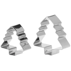 THUN Set 8 formine per biscotti a forma di albero Sorprese di Natale* Accessori Natalizi Per La Tavola