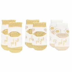 THUN Set 3 paia di calzini angelo, stelle, Teddy* Abbigliamento E Tessile