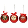 THUN Set 3 palline natalizie rosse* Addobbi E Decorazioni Per Albero