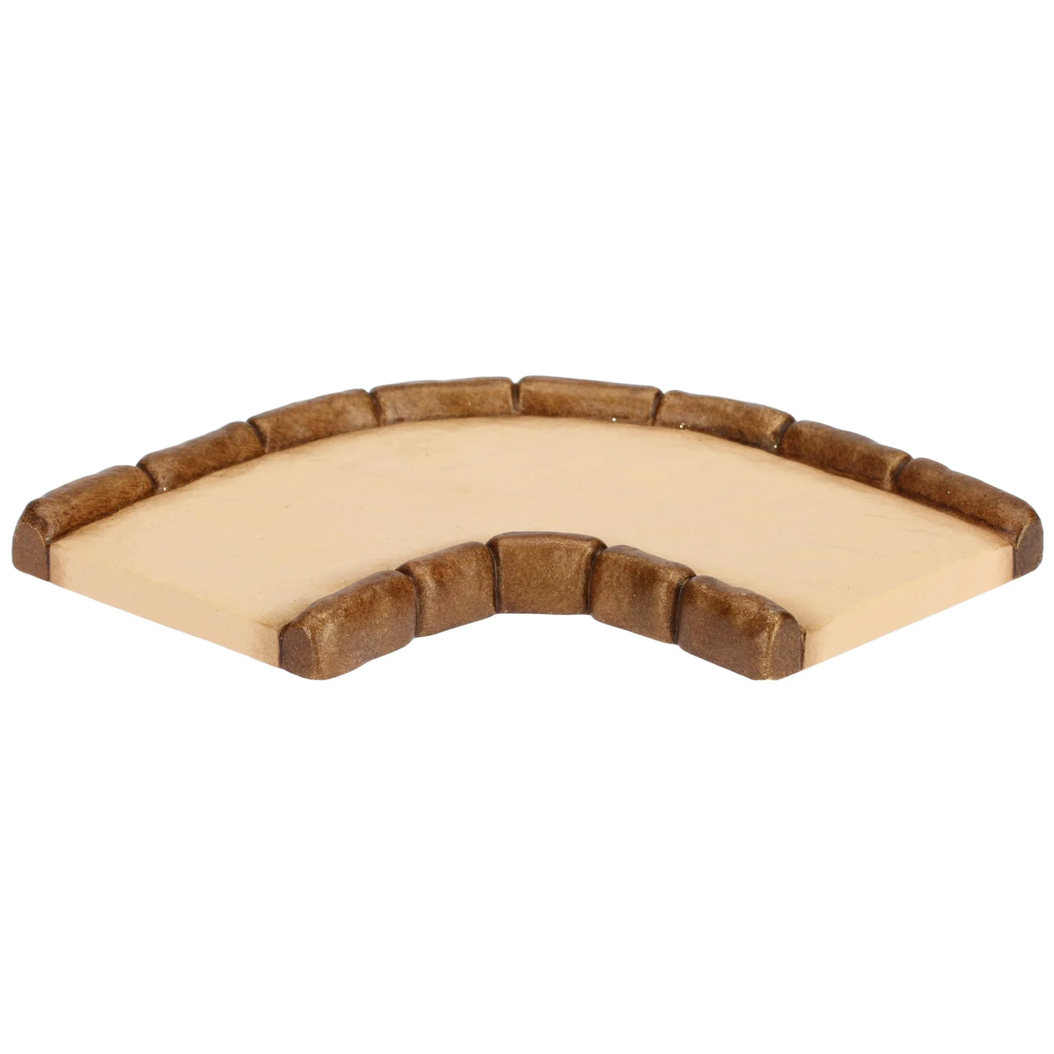 THUN Set 1 pezzo di strada dritta e 1 pezzo di strada curva Presepe Classico* Presepe