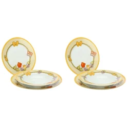 THUN Set 6 piatti in porcellana con bordo floreale* Country|Piatti E Servizi Di Piatti