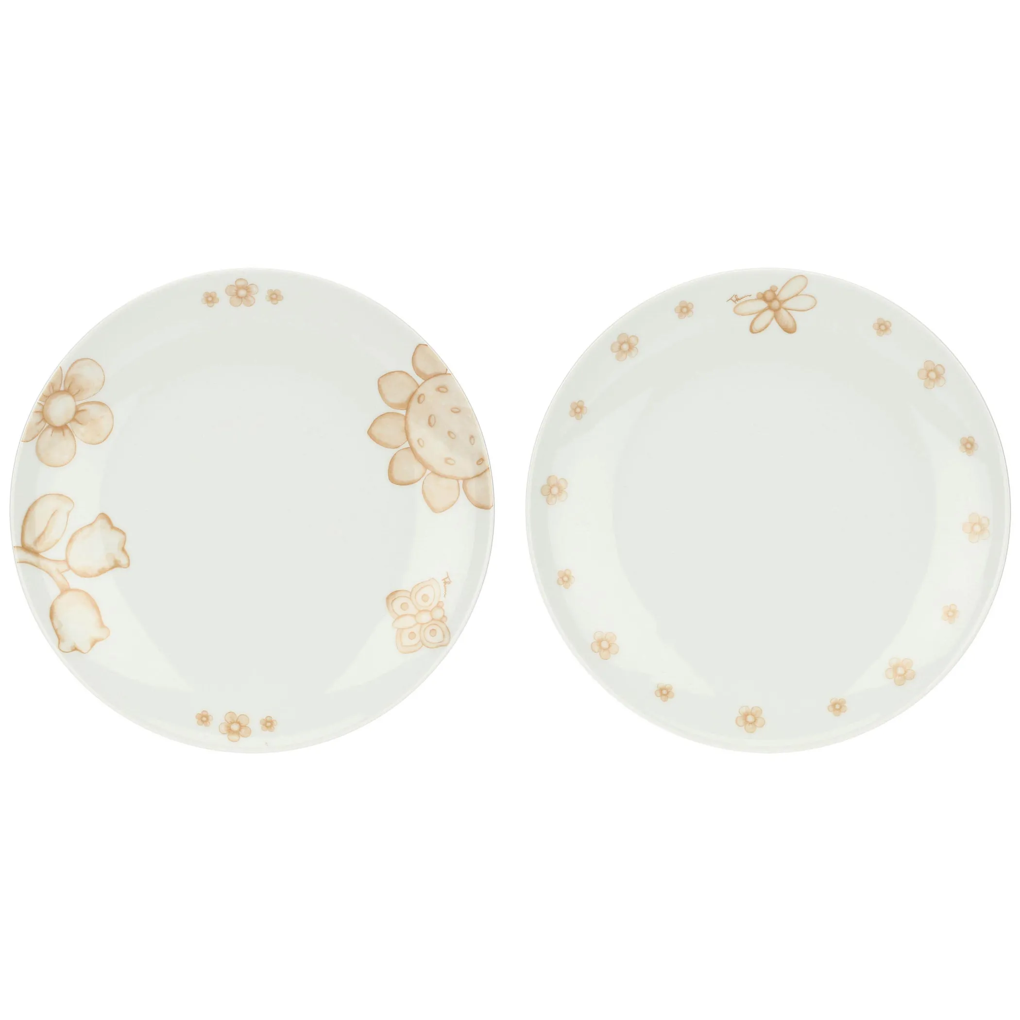 THUN Set 2 piatti piani in porcellana Happy Elegance* Elegance|Piatti E Servizi Di Piatti