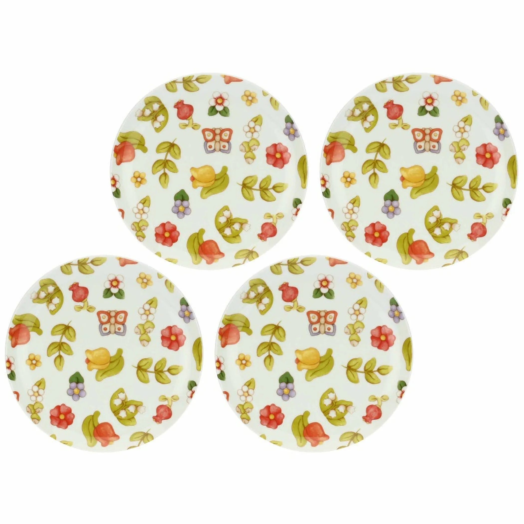 THUN Set 4 piattini da dessert Happy Country* Piatti E Servizi Di Piatti