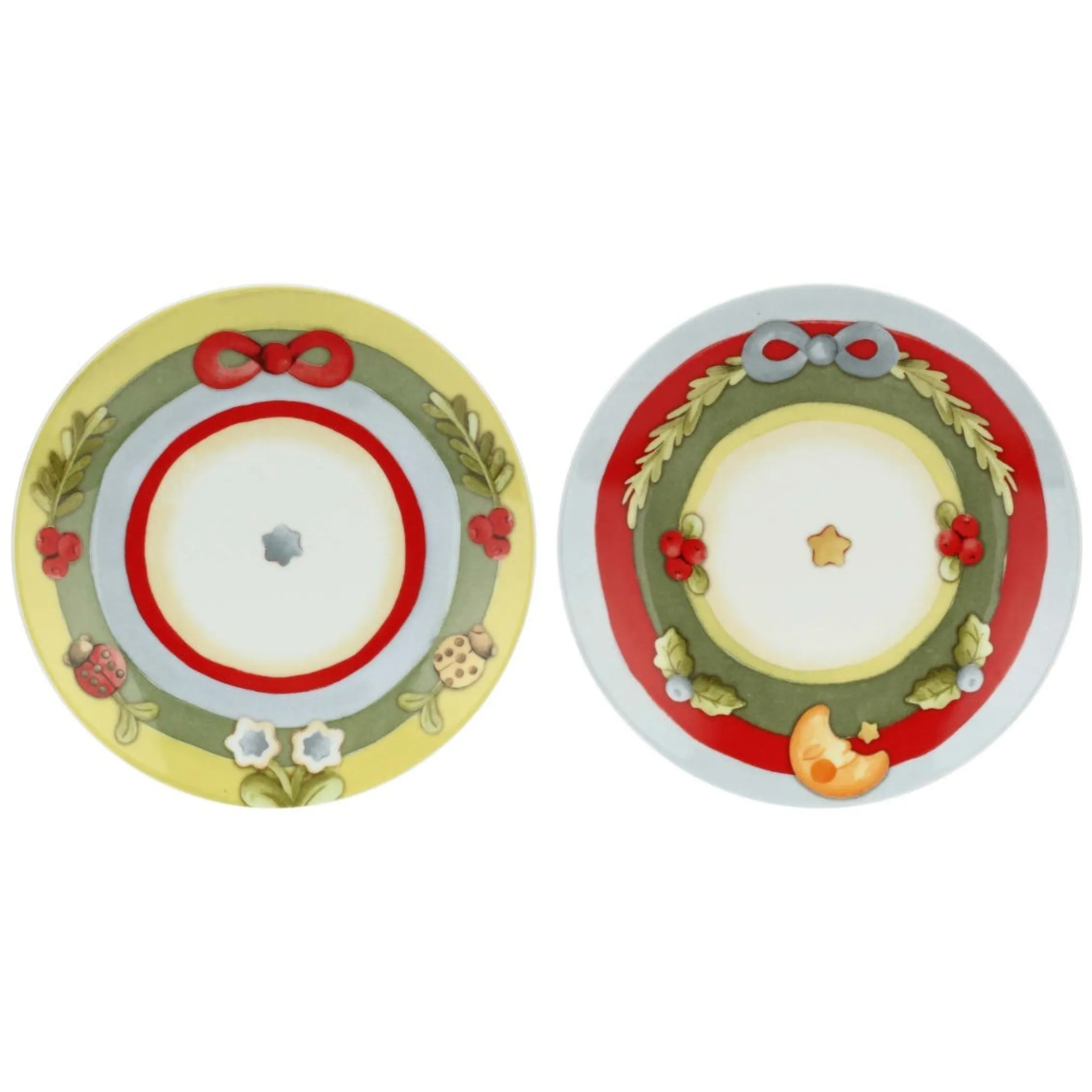 THUN Set 2 piattini dessert in porcellana Bosco Magico* Piatti E Servizi Di Piatti