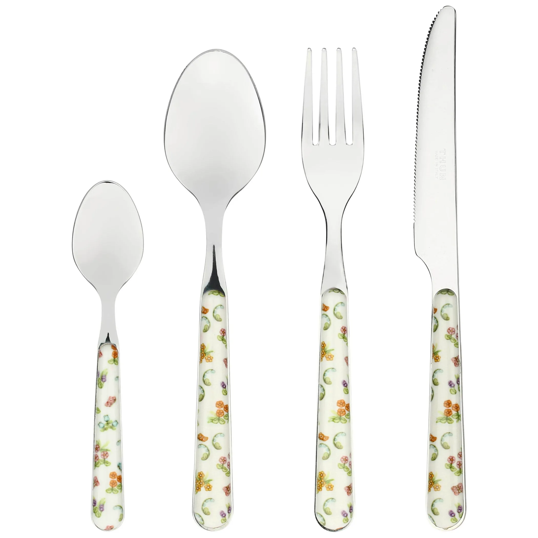 THUN Set 8 posate Fiore in Fiore* Posate E Utensili