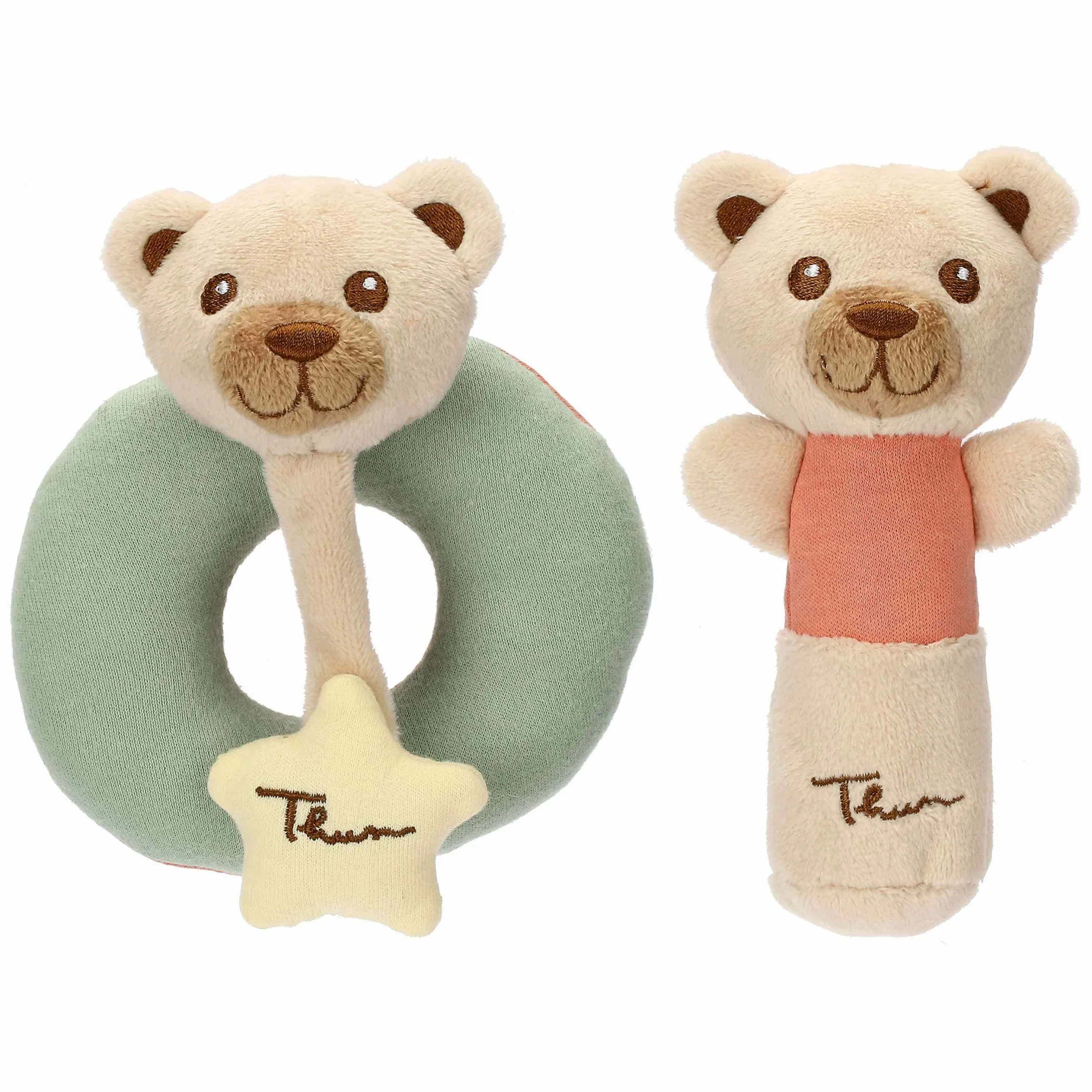 THUN Set 2 sonaglietti Teddy* Giochi|Regalo Nascita