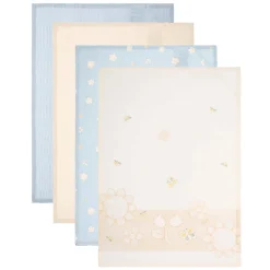 THUN Set 4 strofinacci con cestino in tessuto Elegance* Elegance