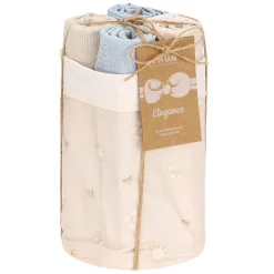 THUN Set 4 strofinacci con cestino in tessuto Elegance* Elegance