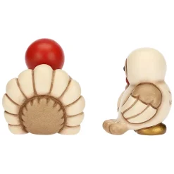 THUN Set 2 tacchini in ceramica Presepe Classico* Presepe