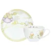 THUN Set 2 tazze colazione con piattino in porcellana Bloom* Set Tazzine E Tazze