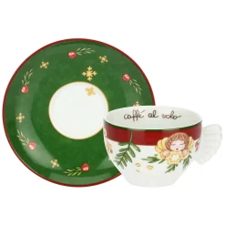 THUN Set 2 tazze medie in porcellana Sorprese di Natale* Set Tazzine E Tazze|Accessori Natalizi Per La Tavola