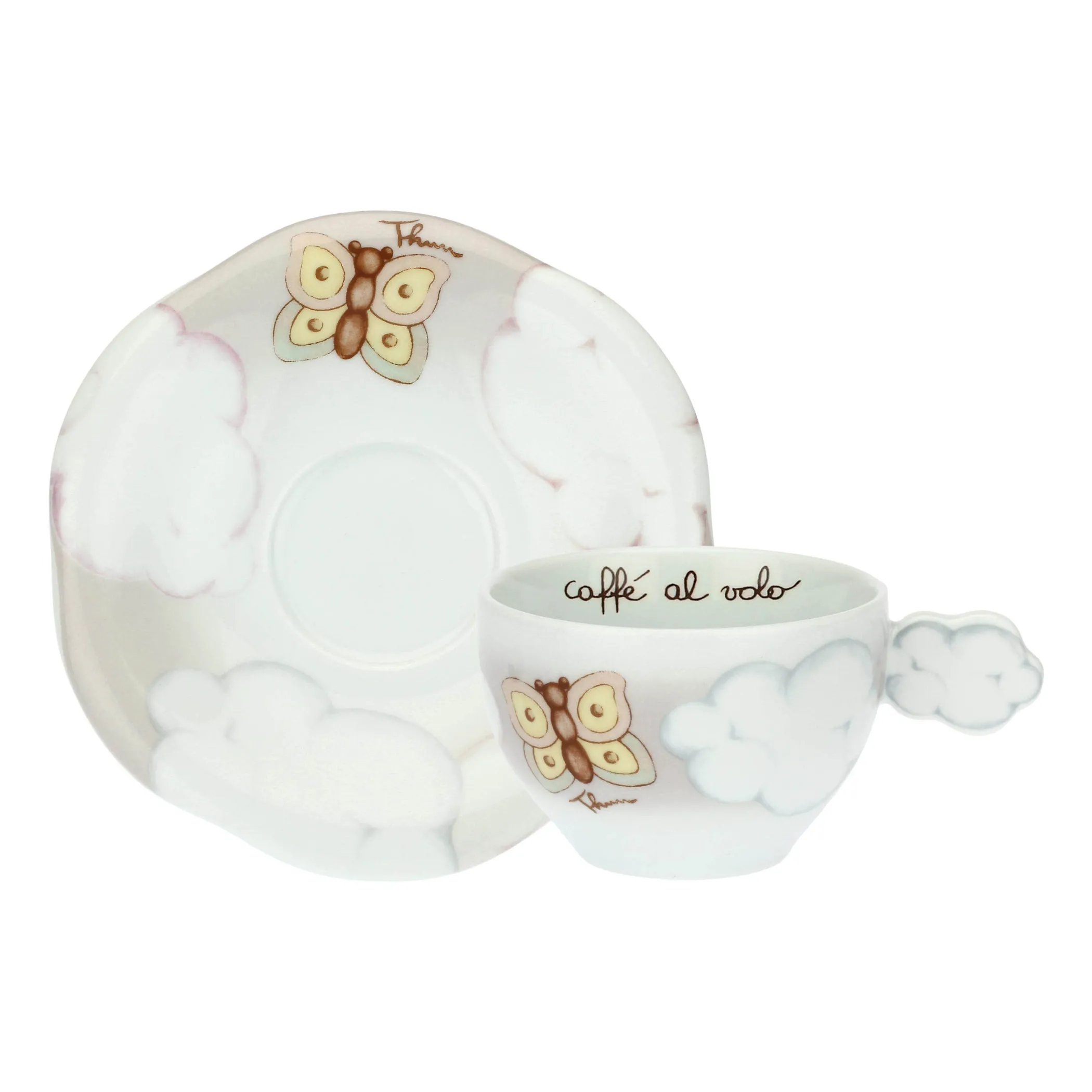 THUN Set 2 tazze medie "Pioggia di colori"* Set Tazzine E Tazze