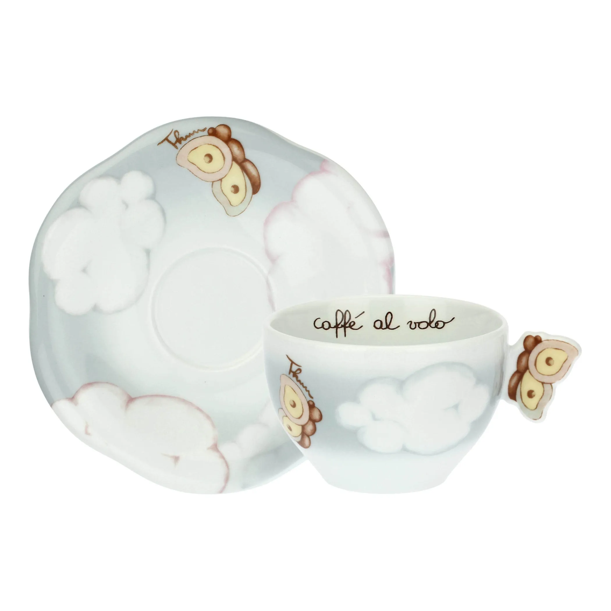 THUN Set 2 tazze medie "Pioggia di colori"* Set Tazzine E Tazze