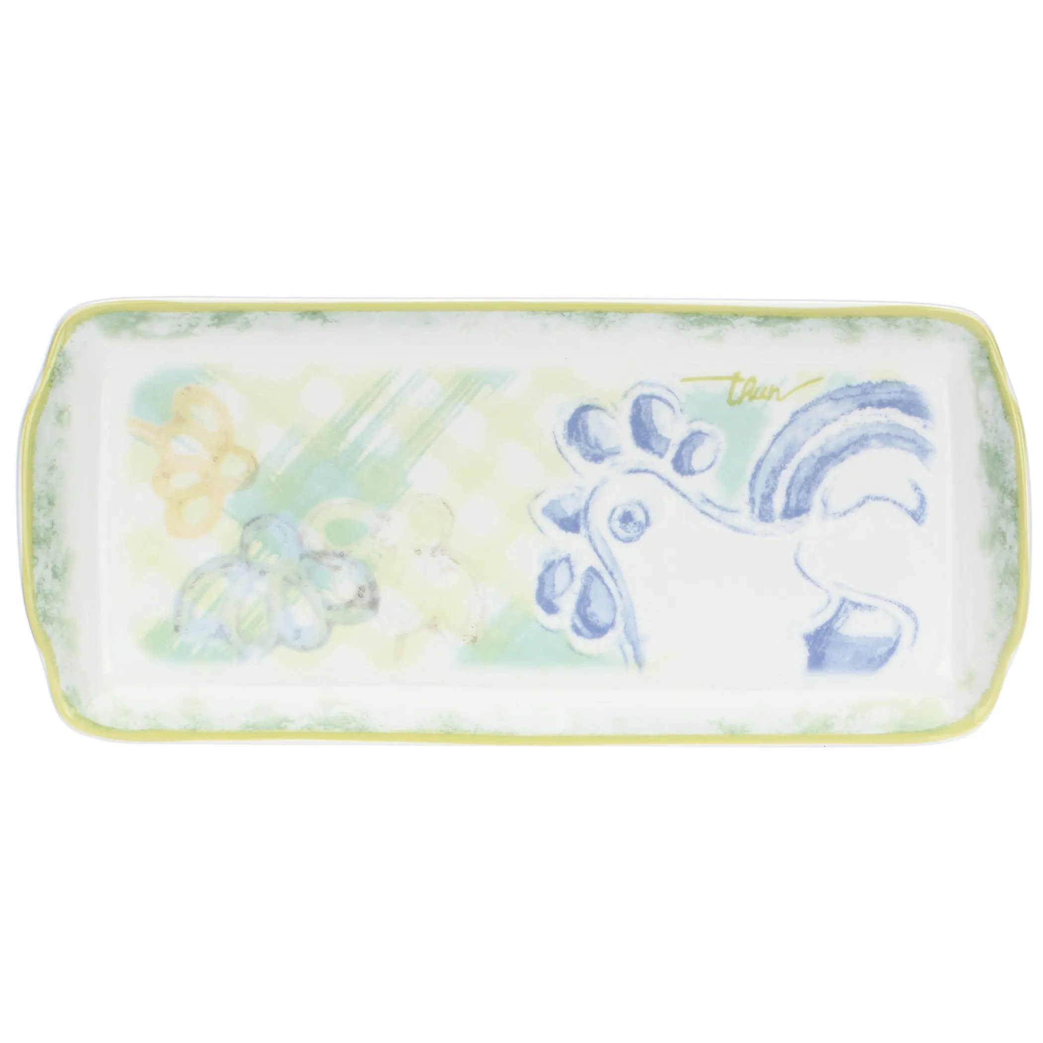 THUN Set 2 tazzine caffè con vassoio in porcellana Pasqua* Set Tazzine E Tazze