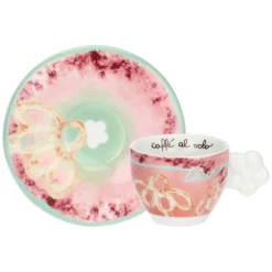 THUN Set 2 tazzine caffè con zuccheriera in porcellana Bloomia* Zuccheriere|Set Tazzine E Tazze