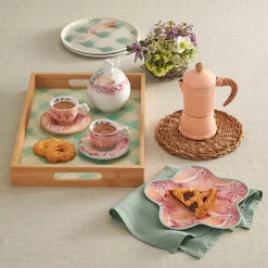 THUN Set 2 tazzine caffè con zuccheriera in porcellana Bloomia* Zuccheriere|Set Tazzine E Tazze