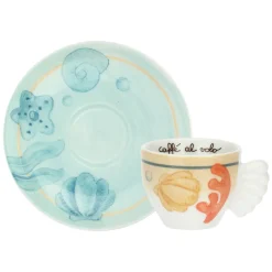 THUN Set 6 tazzine caffè in porcellana Mare da amare* Set Tazzine E Tazze