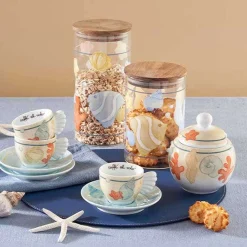 THUN Set 6 tazzine caffè in porcellana Mare da amare* Set Tazzine E Tazze