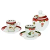 THUN Set 2 tazzine e zuccheriera Magico Natale* Accessori Natalizi Per La Tavola