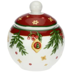 THUN Set 2 tazzine espresso e zuccheriera in porcellana Sorprese di Natale* Set Tazzine E Tazze|Accessori Natalizi Per La Tavola