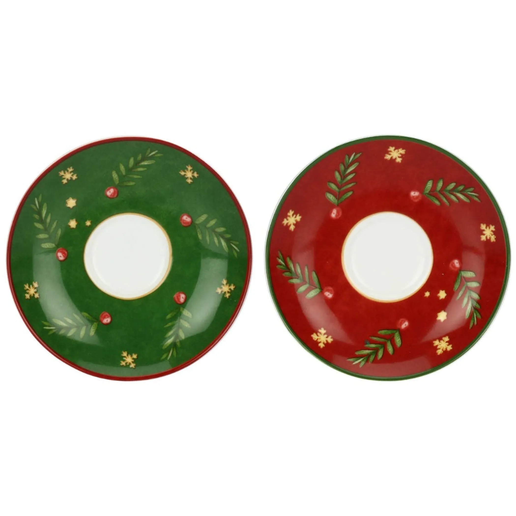 THUN Set 2 tazzine espresso e zuccheriera in porcellana Sorprese di Natale* Set Tazzine E Tazze|Accessori Natalizi Per La Tavola