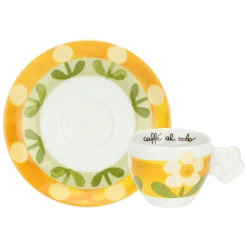 THUN Set 2 tazzine espresso e zuccheriera in porcellana Florianne* Set Tazzine E Tazze