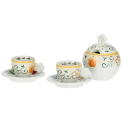 THUN Set 2 tazzine espresso e zuccheriera in porcellana Eolia* Set Tazzine E Tazze